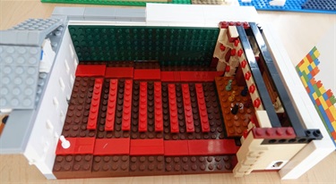 A LEGO depiction of Thalian Hall