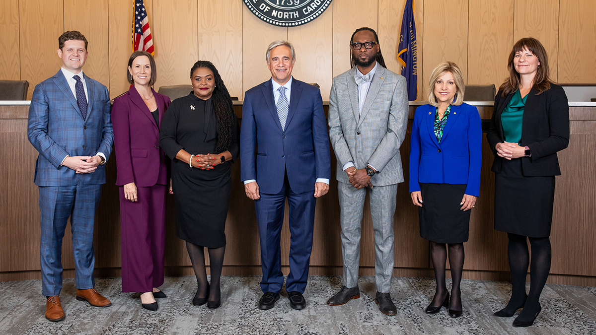 A group photo of the Wilmington City Council as of December 2, 20225