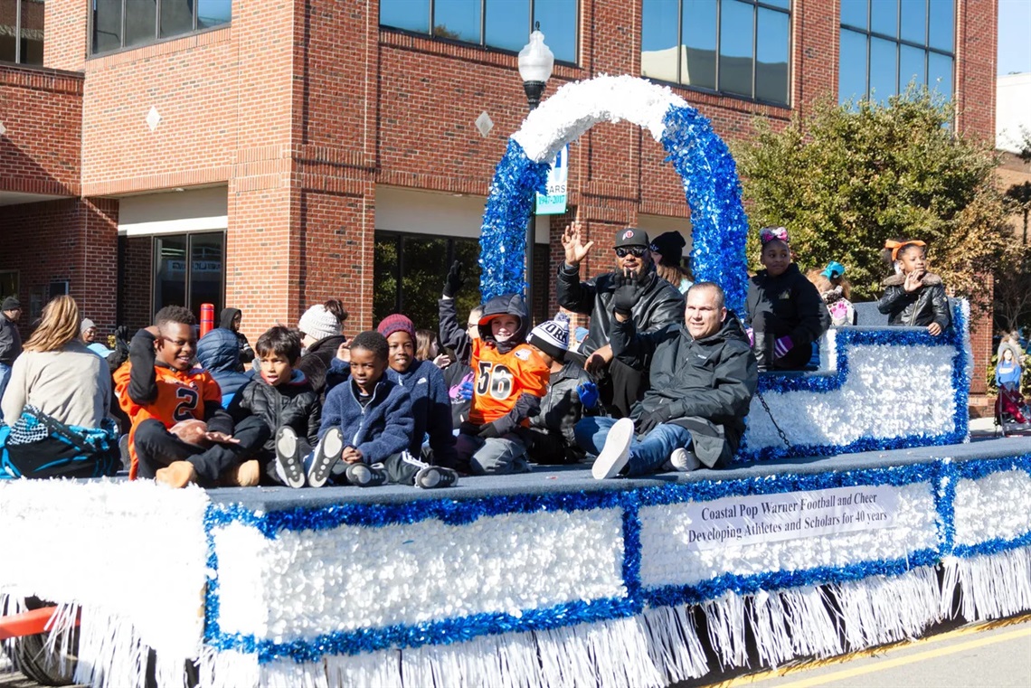 A float in a previous MLK Day Parade in Downtown Wilmington