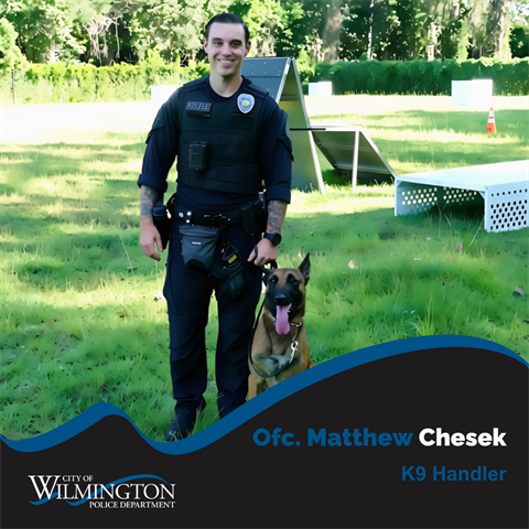 Employee spotlight of Officer Matthew Chesek