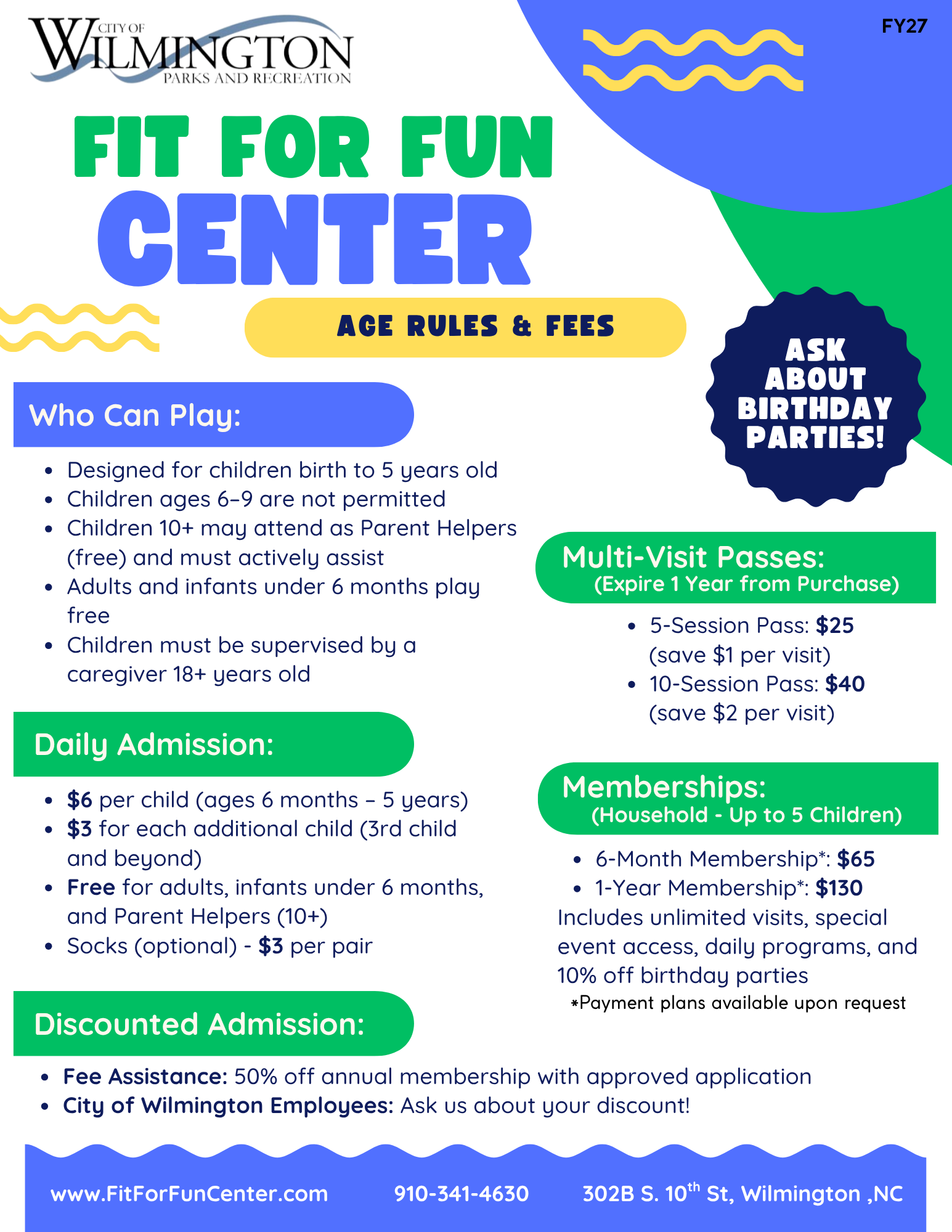 FFF Age Rules & Fee Schedule FY26 .png