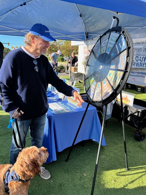 Stormwater Wheel Game at Market