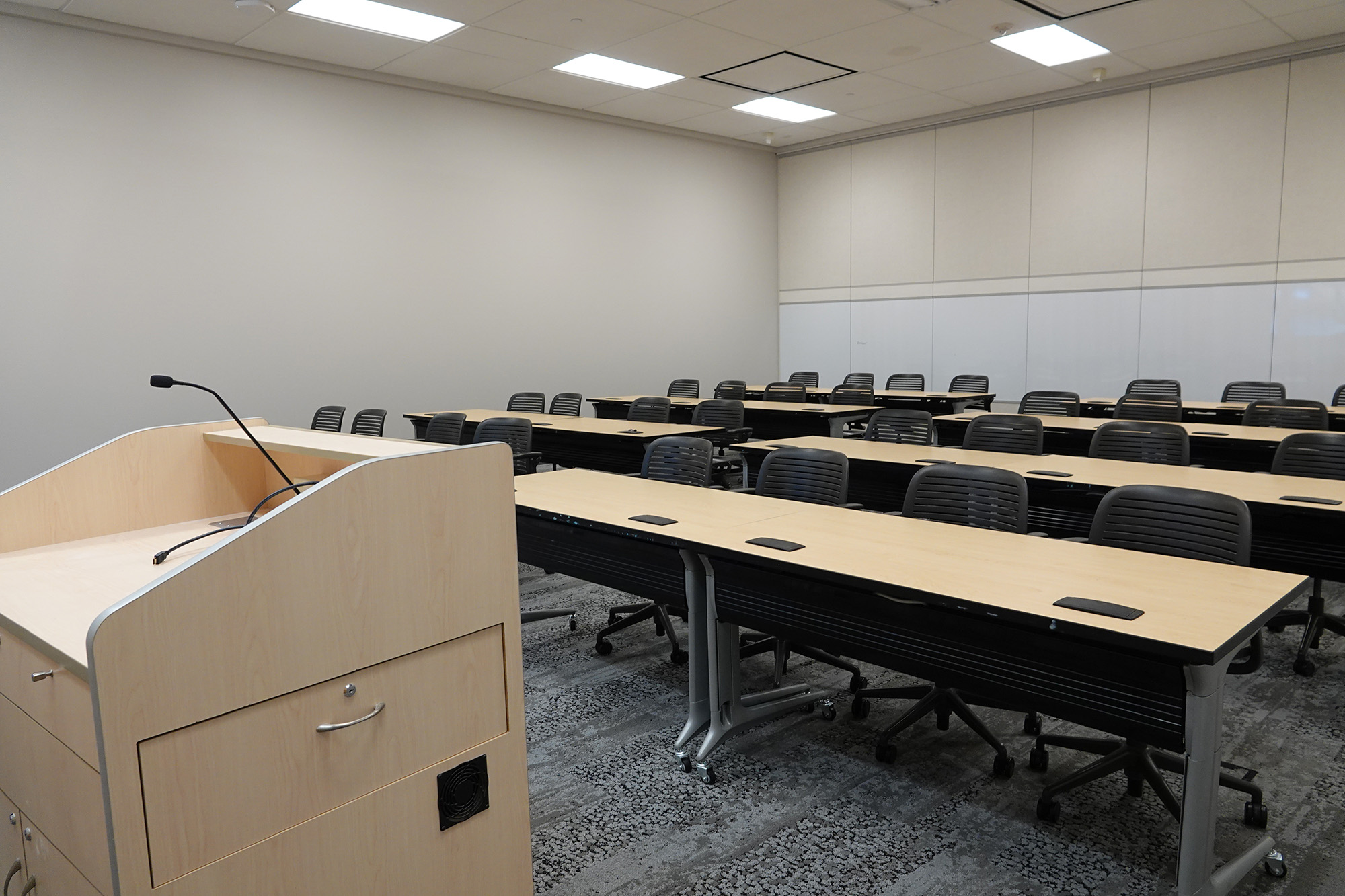 Another empty conference room at the Skyline Center