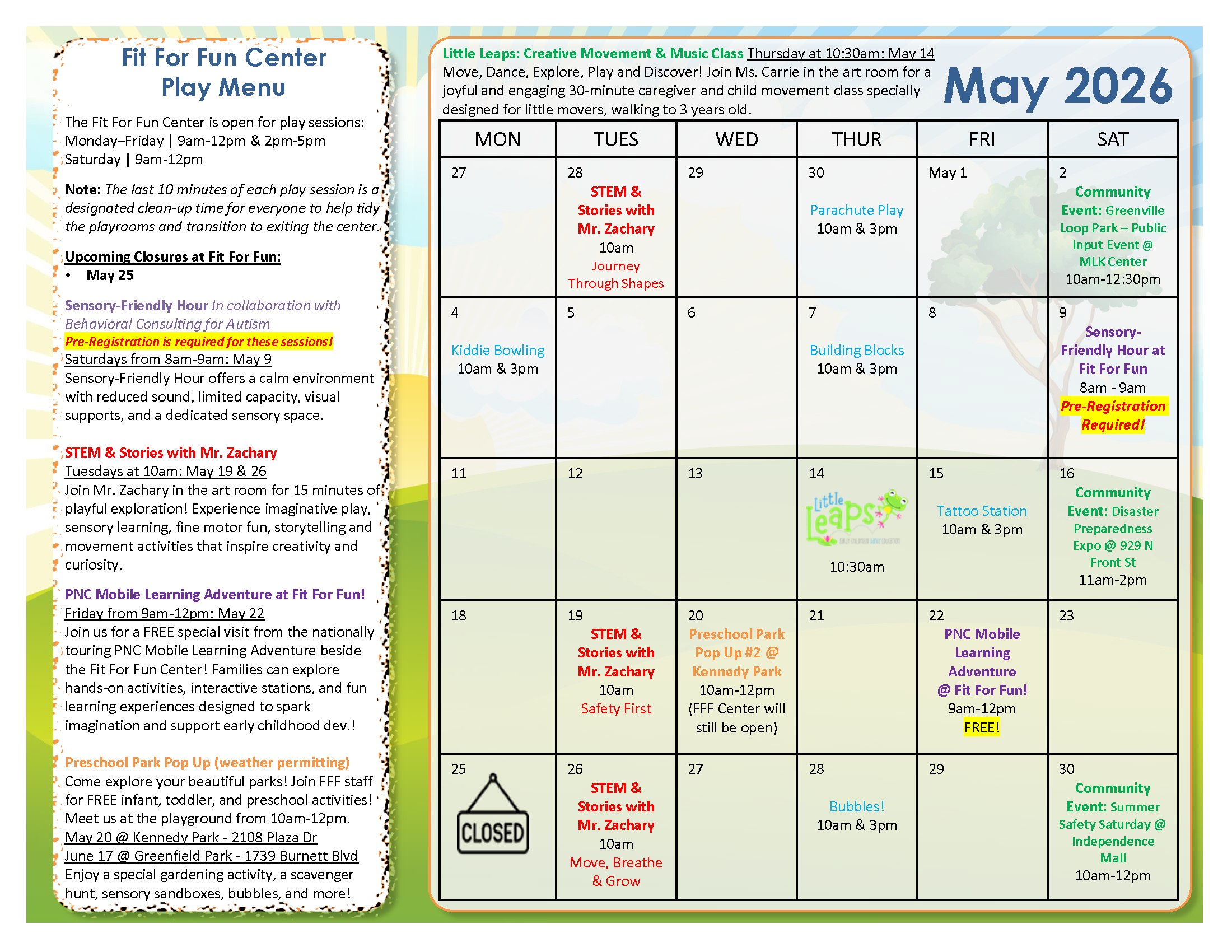 Fit For Fun Brochure May 2026