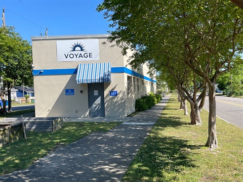 An exterior view of the Hemenway Center